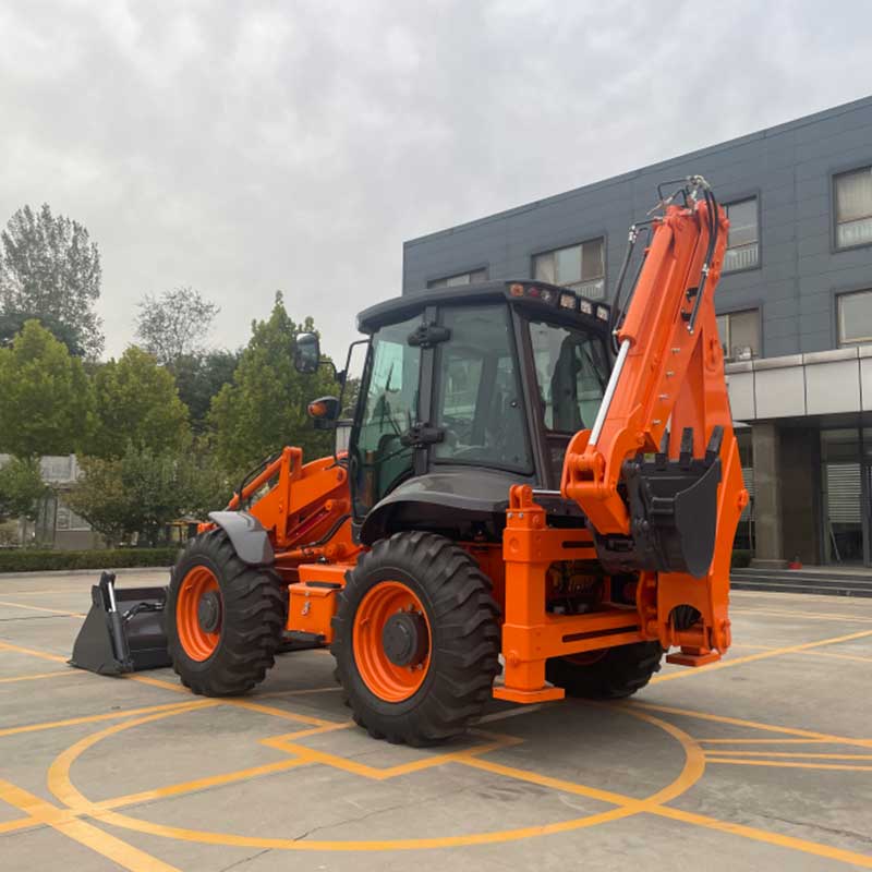 Front Loader And Backhoe Tractor