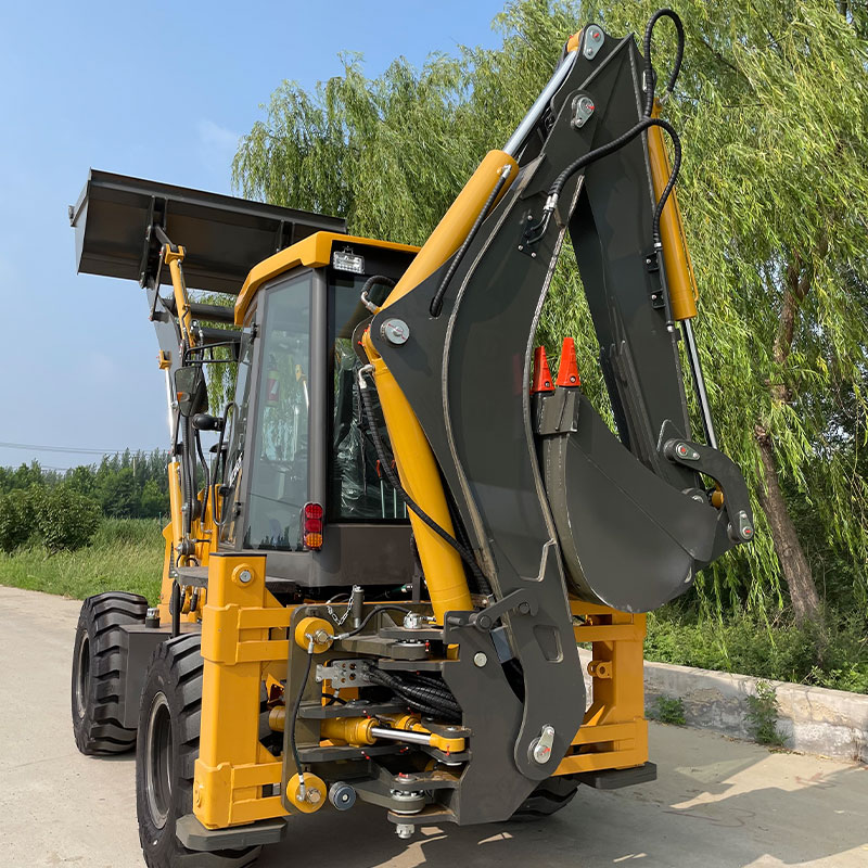 Tractor Loader With Backhoe