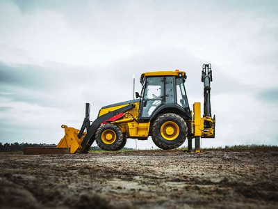 Front Loader With Backhoe